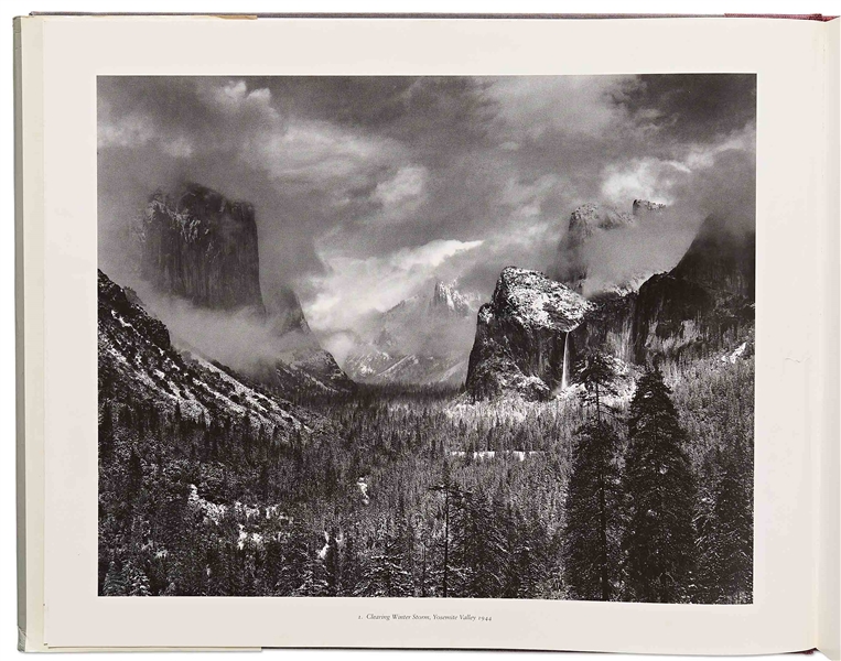 Ansel Adams Signed Copy of His Quintessential Oversized Photography Book, ''Yosemite and the Range of Light'' -- With PSA/DNA COA