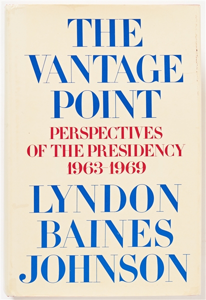Lyndon B. Johnson Signed First Edition of ''The Vantage Point'' -- With PSA/DNA COA