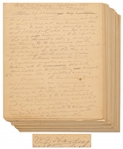 Warren G. Harding Signed & Handwritten 33pp. Speech -- We ought to declare an end to bureaucracy, crowned with autocracy…to a government by law and the free activities of a law-abiding people