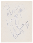 Patrick Swayze Autograph -- With PSA/DNA COA