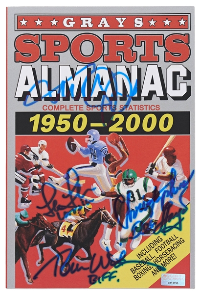 ''Back to the Future II'' Cast-Signed Sports Almanac