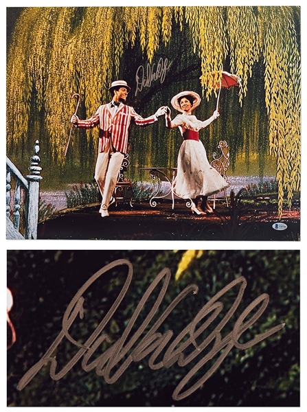 Dick Van Dyke Signed 20'' x 16'' Photo From ''Mary Poppins'' -- With Beckett COA