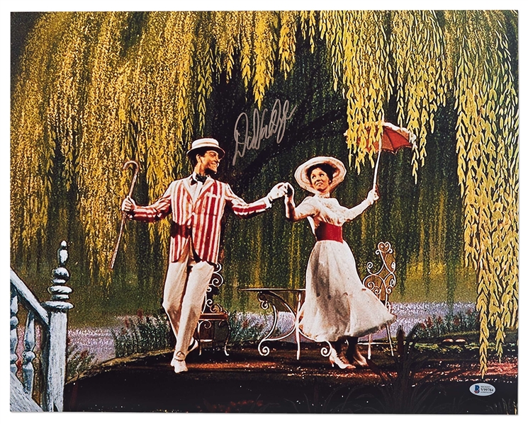 Dick Van Dyke Signed 20'' x 16'' Photo From ''Mary Poppins'' -- With Beckett COA