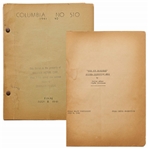Moe Howards Personally Owned Script for The Three Stooges 1942 Film Loco Boy Makes Good