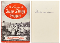 Maria von Trapp Signed Copy of The Story of the Trapp Family Singers -- With PSA/DNA COA