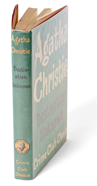 First Edition of ''Destination Unknown'' by Agatha Christie, in Original Dust Jacket