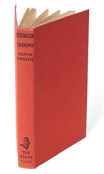 First Edition of ''Destination Unknown'' by Agatha Christie, in Original Dust Jacket