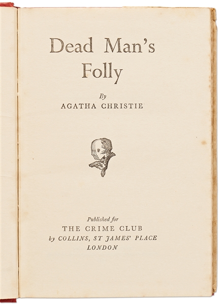 First Edition of ''Dead Man's Folly'' by Agatha Christie, in Original Dust Jacket