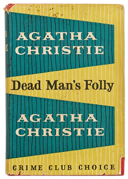 First Edition of ''Dead Man's Folly'' by Agatha Christie, in Original Dust Jacket