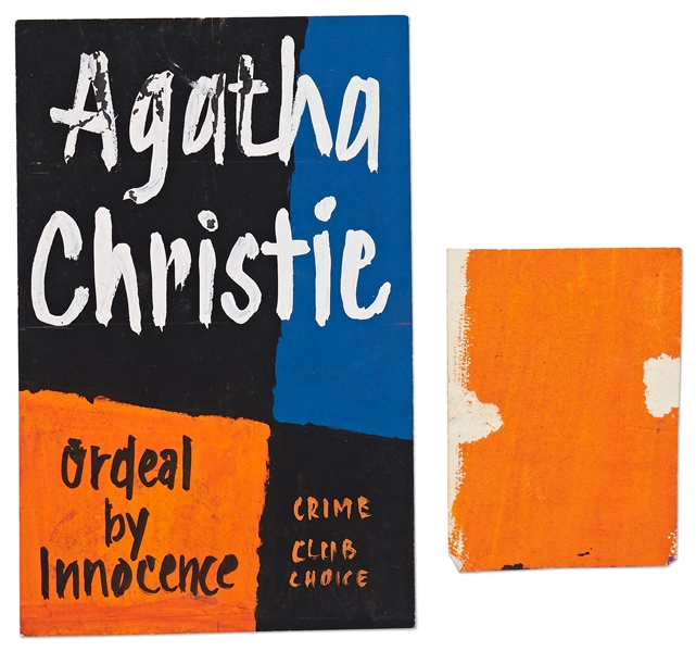 Original First Edition Artwork by William Randal for the Agatha Christie Crime Novel ''Ordeal by Innocence''