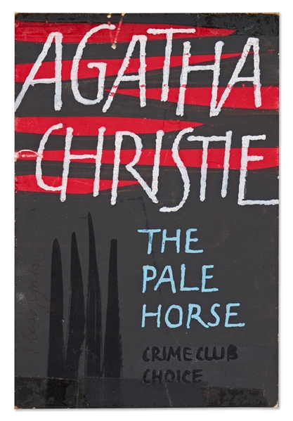 Original First Edition Artwork for the Agatha Christie Crime Novel ''The Pale Horse''