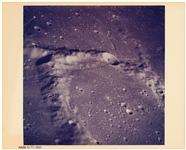 Black Number NASA Photo from the Apollo 14 Mission, Showing the Lunar Surface