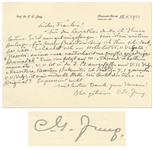 Carl Jung Autograph Letter Signed Regarding the Biblical Poem Song of Songs