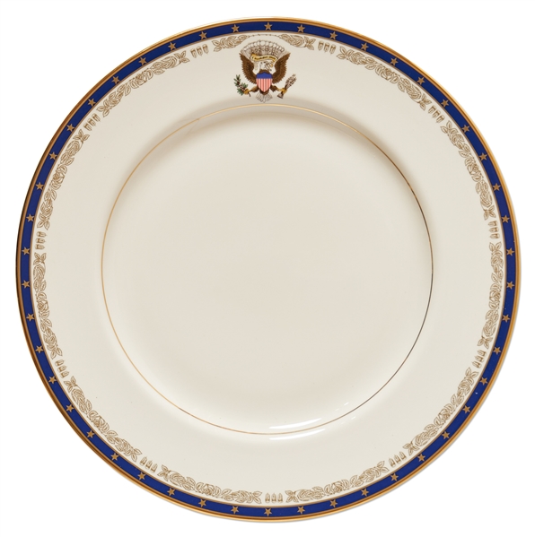 Franklin D. Roosevelt White House Dinner Plate China from the Lenox Exhibit Collection