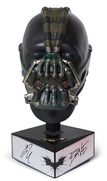 Tom Hardy Signed ''The Dark Knight Rises'' Mask as the Villain Bane