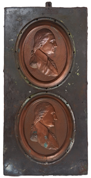 Double Copper Mold of George Washington