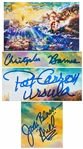 The Little Mermaid Cast-Signed 11 x 17 Photo -- Signed by Jodi Benson as Ariel, Christopher Barnes as Prince Eric & Pat Carroll as Ursula -- With PSA/DNA COA