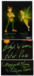 Large 20 x 16 Photo Signed by the Cast of Peter Pan: Blayne Weaver as Peter Pan & Margaret Kerry as Tinker Bell -- With Beckett & JSA COAs