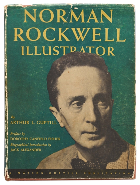 Norman Rockwell Signed First Edition of ''Norman Rockwell Illlustrator''