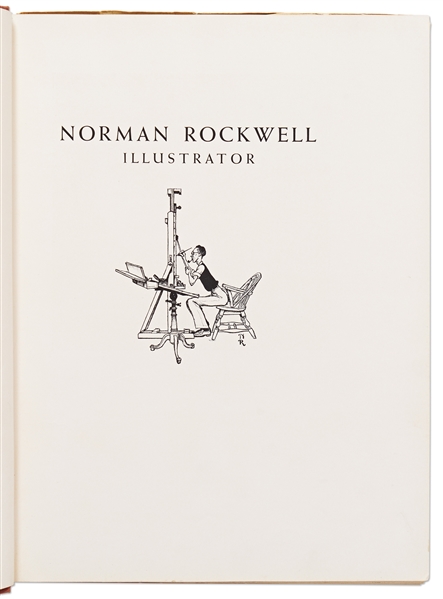 Norman Rockwell Signed First Edition of ''Norman Rockwell Illlustrator''