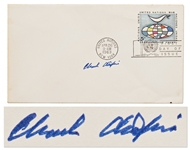 Charlie Chaplin Signed First Day Cover Commemorating the United Nations -- With PSA/DNA COA