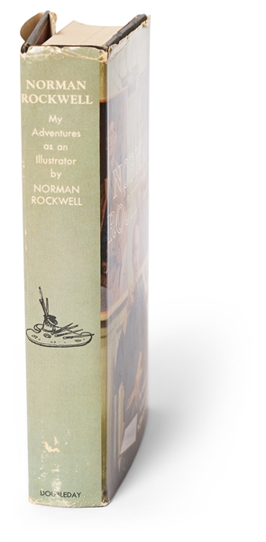 Norman Rockwell Signed First Edition of ''My Adventures as an Illustrator'' -- Uninscribed