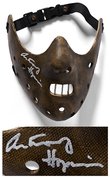 Anthony Hopkins Signed ''Silence of the Lambs'' Mask