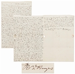 Rutherford B. Hayes Autograph Letter Signed, with Exceptional Political Content -- …the downward road to anarchy which finds its grave in military depotism seems so easy of descent…