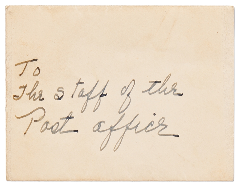 Margaret Mitchell Autograph Note Signed from 1948