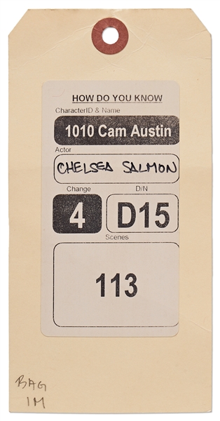 Chelsea Salmon Costume From ''How Do You Know'' as Character ''Cam Austin''