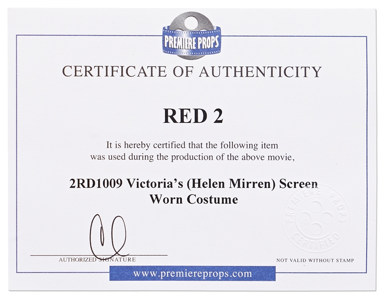 Helen Mirren Screen-Worn Angora Sweater From ''Red 2''