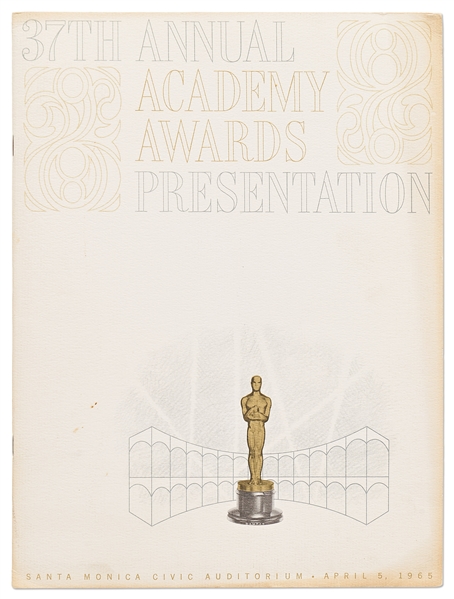 37th Academy Awards Presentation Program