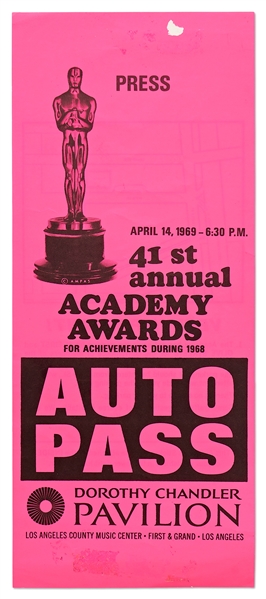 41st Academy Awards Presentation Program