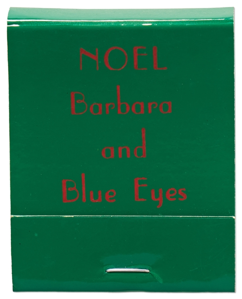 Fun Memento Owned by Frank Sinatra, His Personal Set of Matches for the Christmas Holidays -- ''Blue Eyes''