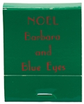 Fun Memento Owned by Frank Sinatra, His Personal Set of Matches for the Christmas Holidays -- Blue Eyes