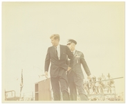 Original 10 x 8 Photo of John F. Kennedy Taken by Cecil W. Stoughton the Day Before the Assassination