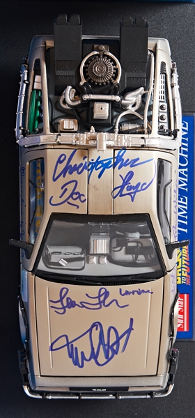 ''Back to the Future'' Cast-Signed DeLorean Including Michael J. Fox Signature