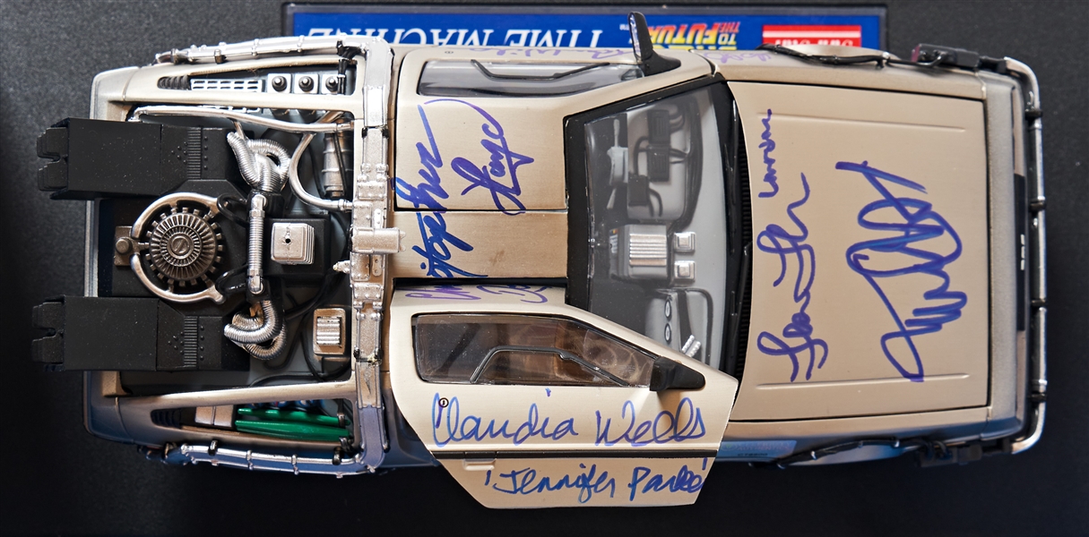 ''Back to the Future'' Cast-Signed DeLorean Including Michael J. Fox Signature