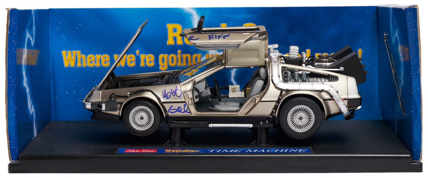 ''Back to the Future'' Cast-Signed DeLorean Including Michael J. Fox Signature