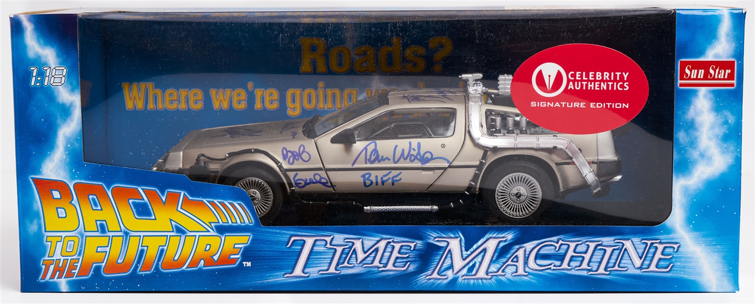 ''Back to the Future'' Cast-Signed DeLorean Including Michael J. Fox Signature