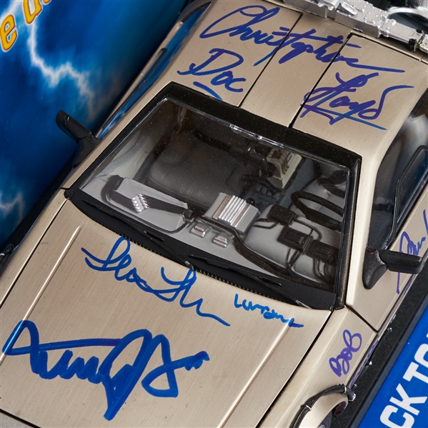 ''Back to the Future'' Cast-Signed DeLorean Including Michael J. Fox Signature