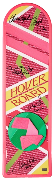 ''Back to the Future'' Cast-Signed Hoverboard -- Including Michael J. Fox's Autograph