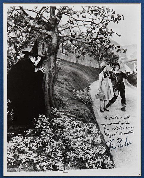 Margaret Hamilton and Ray Bolger Signed ''Wizard of Oz'' Photo -- With PSA/DNA COA