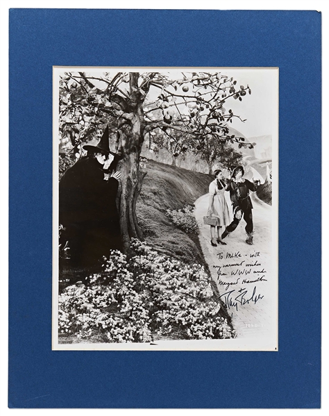 Margaret Hamilton and Ray Bolger Signed ''Wizard of Oz'' Photo -- With PSA/DNA COA