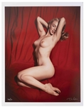 Tom Kelley Limited Edition Giclee Photograph of Marilyn Monroe -- Pose #6 Photo Measures 17 x 22