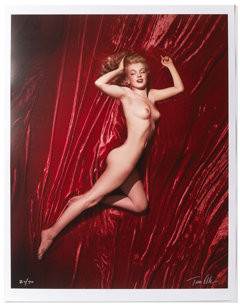 Tom Kelley Limited Edition Giclee Photograph of Marilyn Monroe -- ''Pose #9'' Photo Measures 17'' x 22''