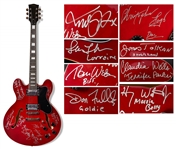 Back to the Future Cast-Signed Guitar -- Signatures Include Michael J. Fox, Who Played a Similar Guitar in the Climactic Sequence of the 1985 Film