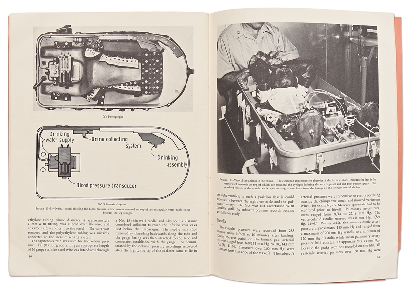 NASA Report from 1963 on the Results of the Mercury Flights of Chimpanzees