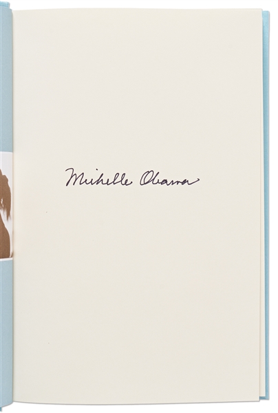 Michelle Obama Signed Deluxe Edition of ''Becoming''