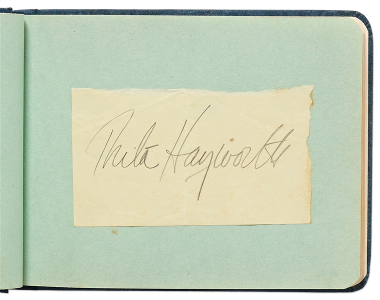 Rita Hayworth Signature